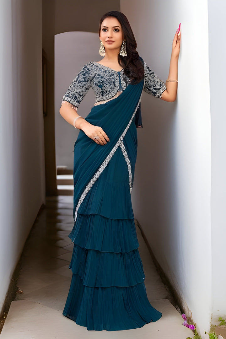 Saree on Georgette fabric