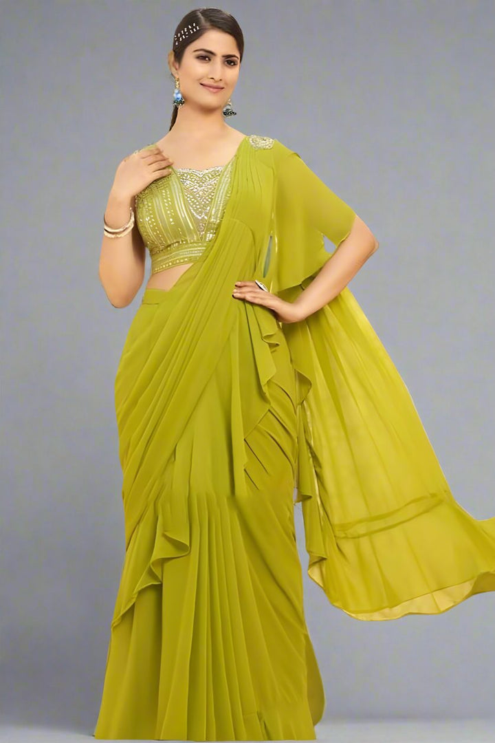 Saree on Georgette fabric