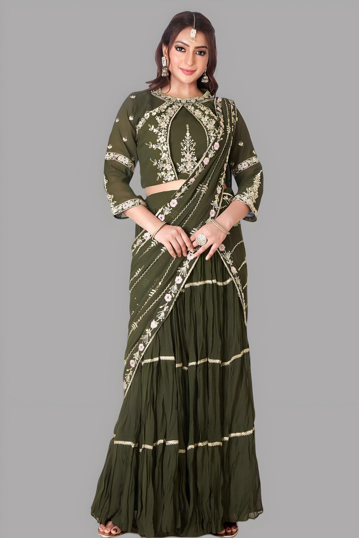 Saree on Georgette fabric